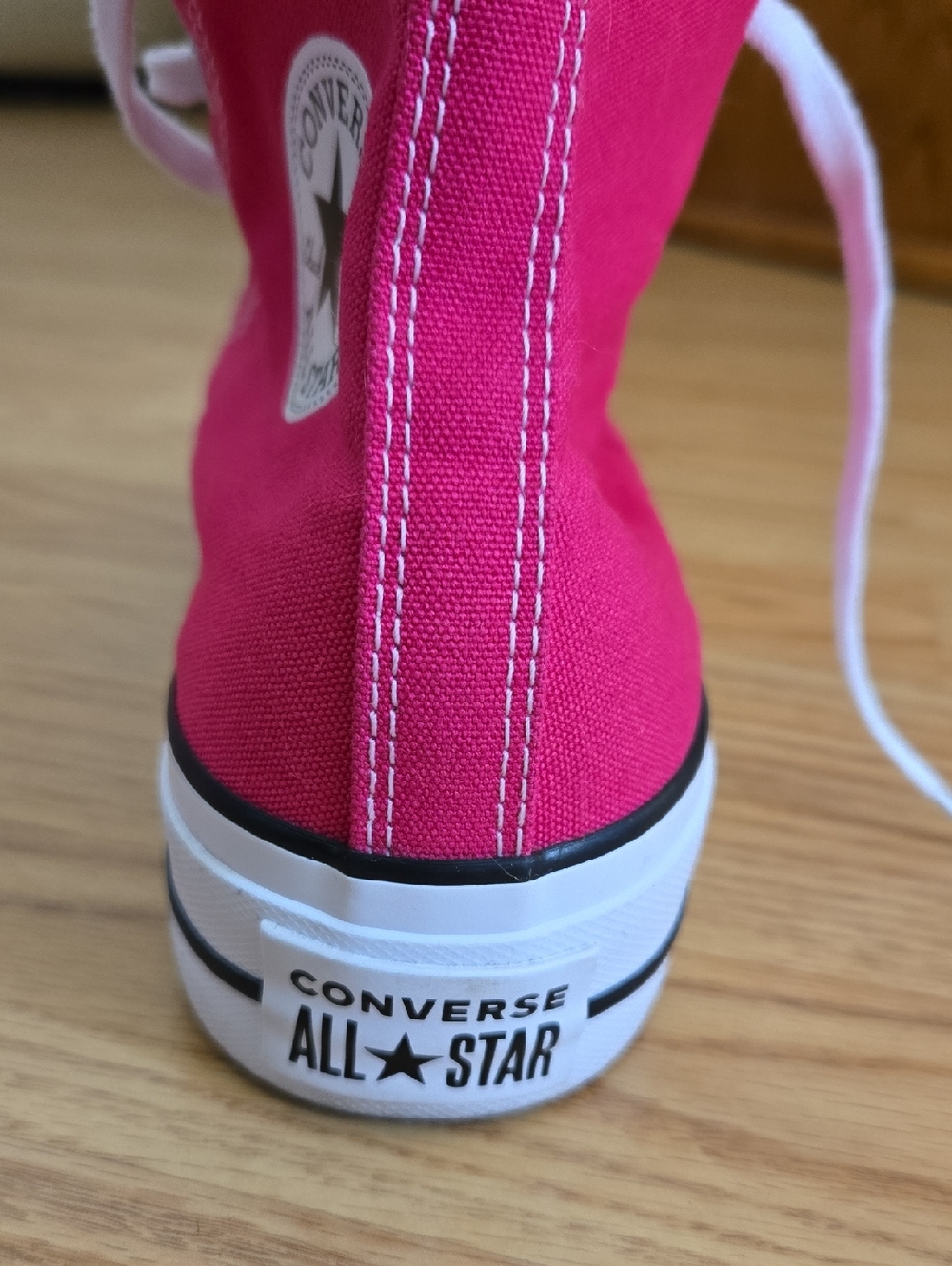 Converse Pink High Top Sneakers - Picture 4 of 6